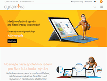 Tablet Screenshot of dynamica.cz
